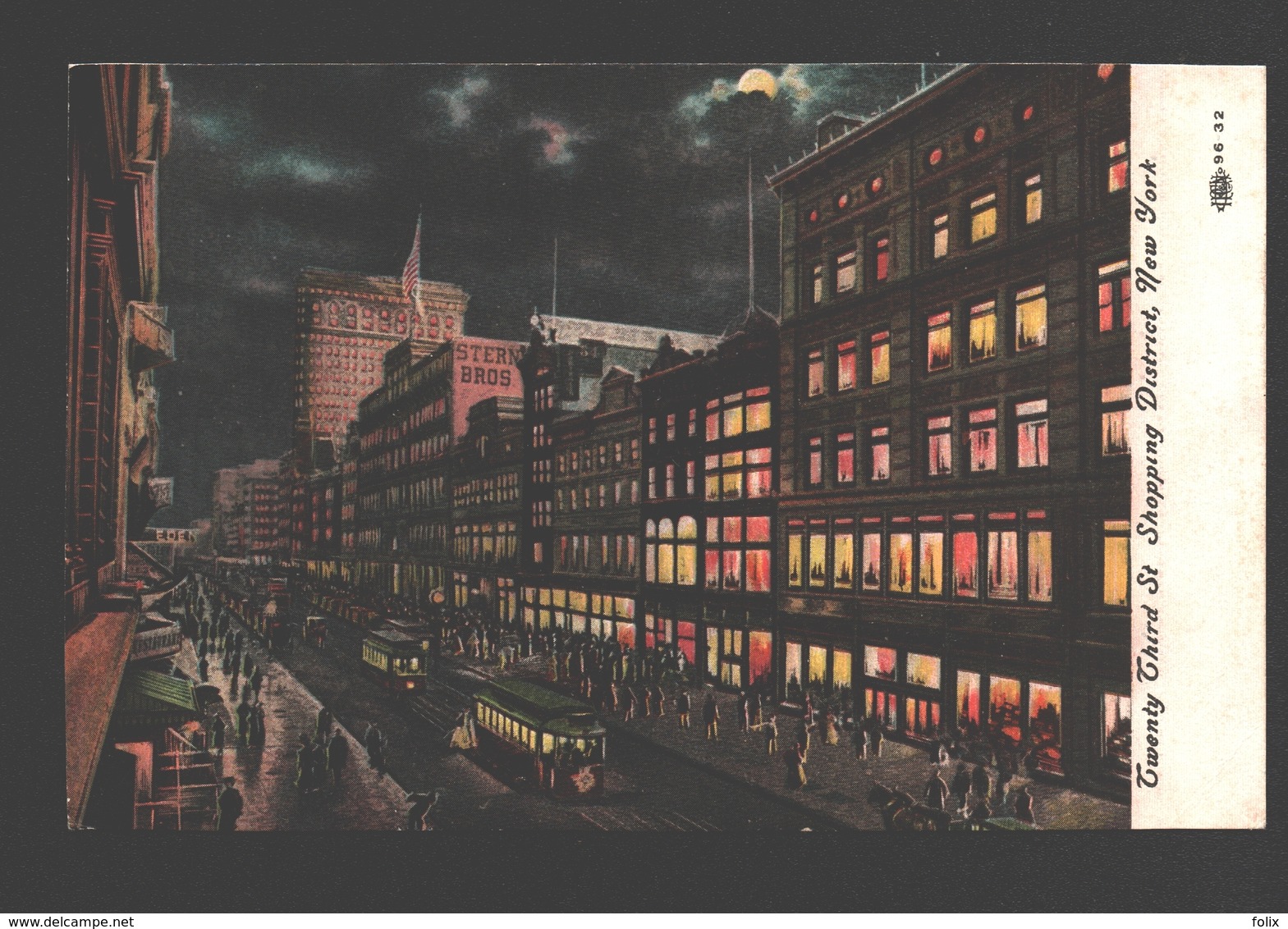 New York - Twenty Third St Shopping District - Tram / Tramway - Autres & Non Classés