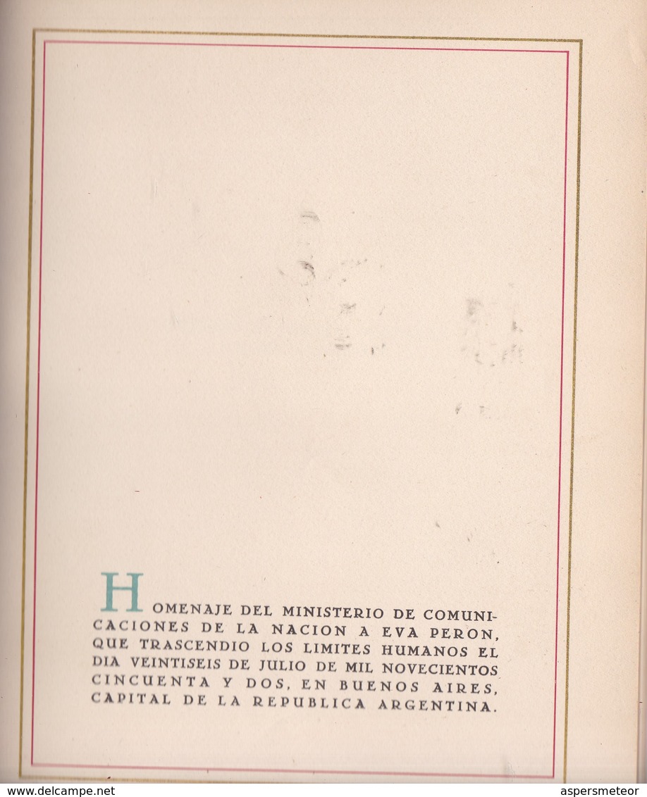 SERIE COMPLETA EDICION DELUXE EVA PERON 1000 EJEMPLARES YEAR AÑO 1952 - BLEUP - Femmes Célèbres