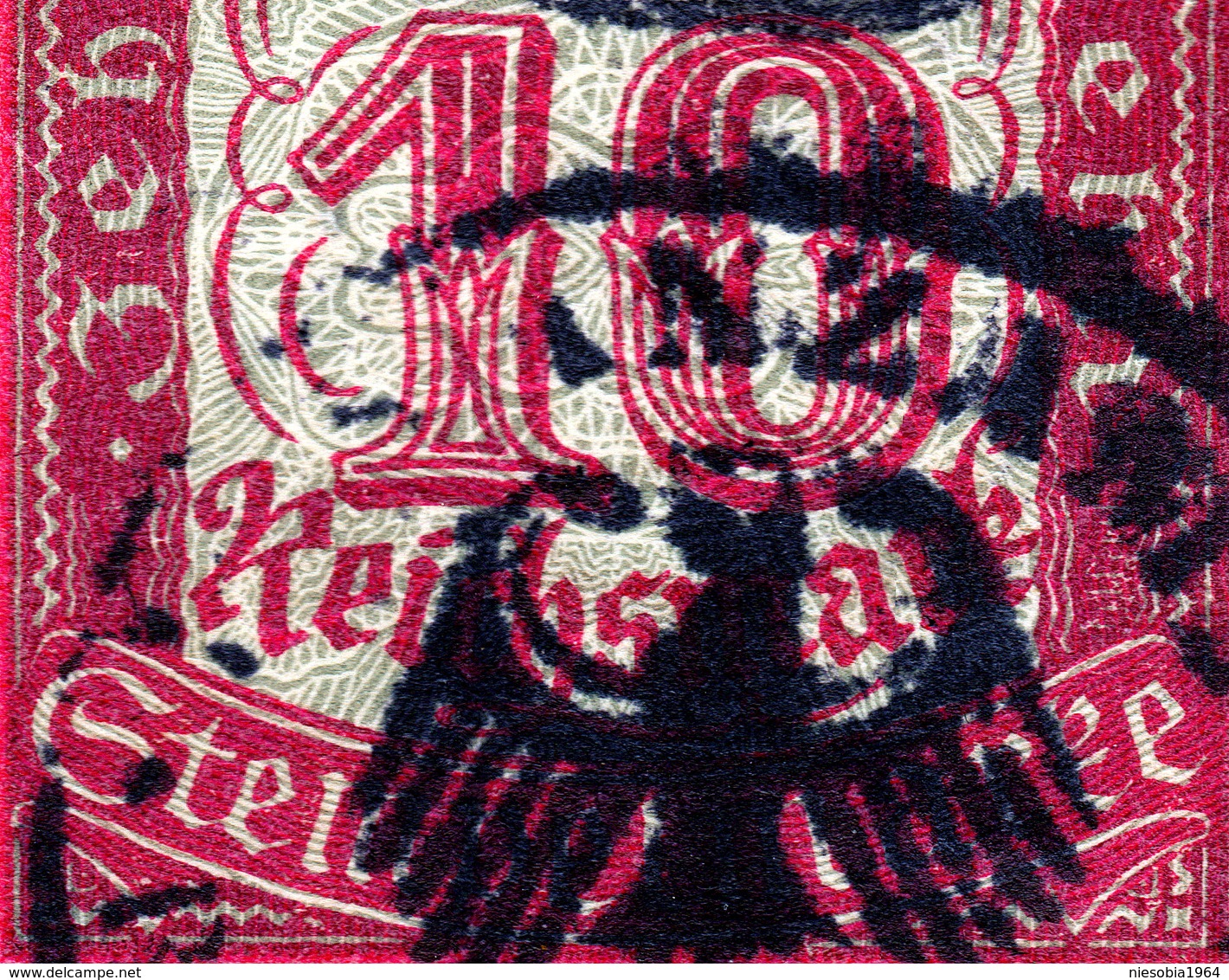 Preußen Stempelmarke 10 RM Gott mit uns - Gericht dokument Beuthen 1936 / German slogan of all times - " God with us "