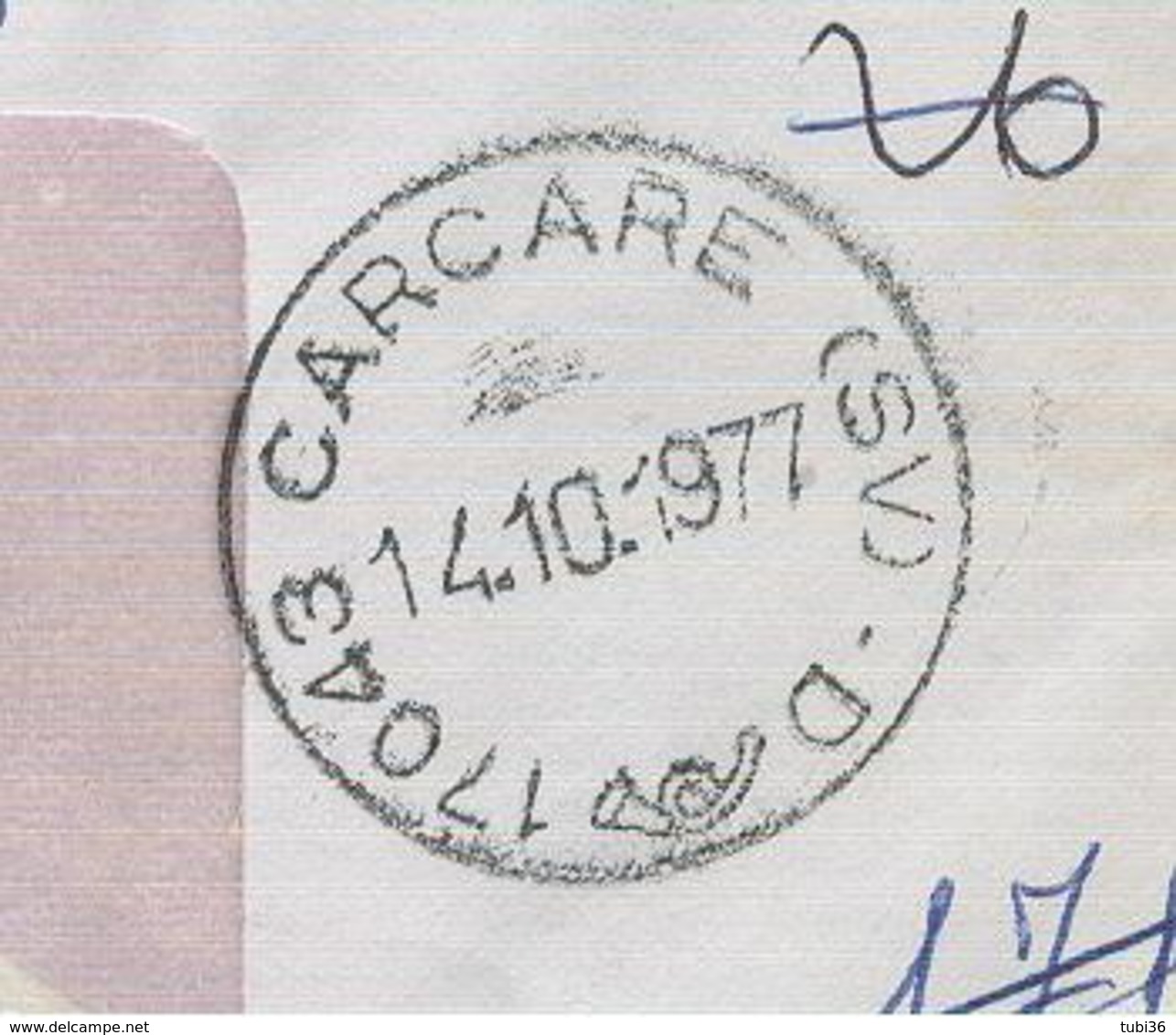 S.GIORGIO £.500+10+10 SIRACUSANA,TARIFFA RACCOMANDATA,1977,TIMBRO POSTE CARCARE(SAVONA)-CERAMICA ILSA,CARCARE, - 1971-80: Storia Postale