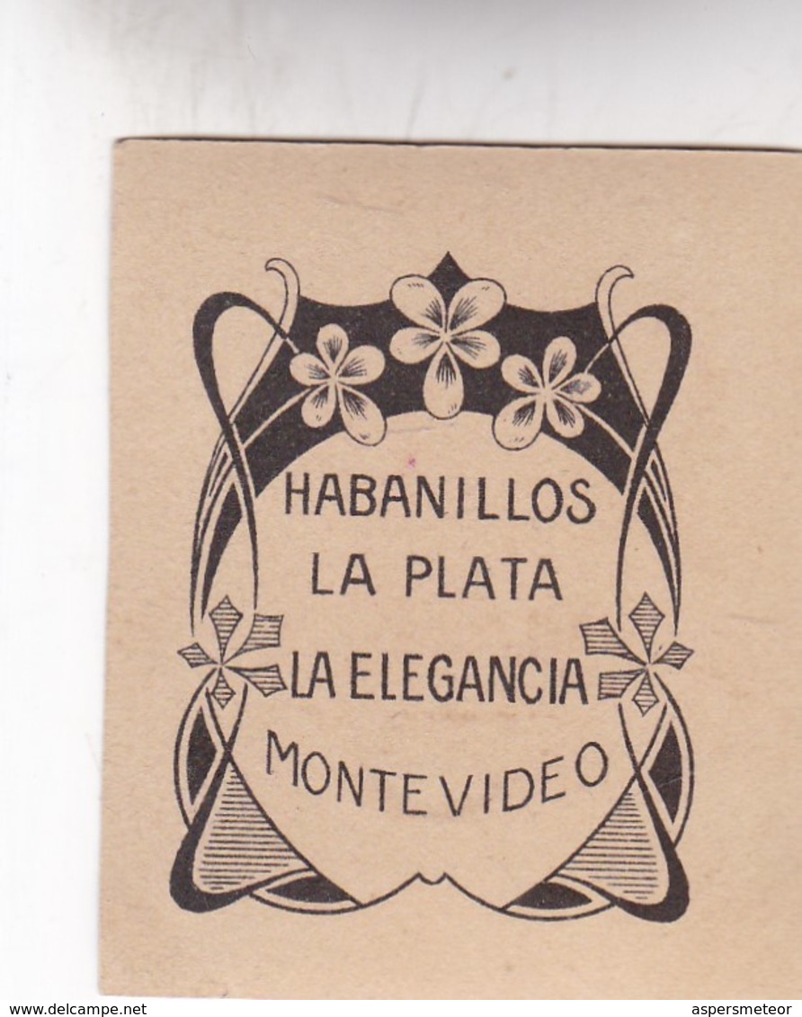 REJANE. HABANILLOS LA PLATA. COLORISE. CARD TARJETA COLECCIONABLE TABACO. CIRCA 1915 SIZE 4.5x5.5cm - BLEUP - Célébrités