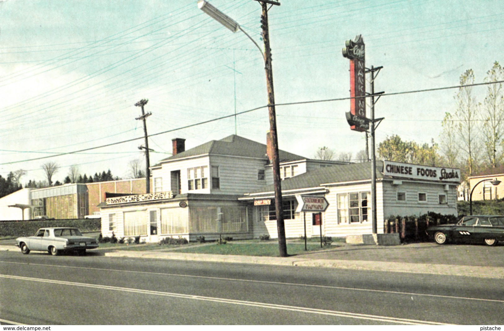 Sherbrooke Québec - Nanking Cafe - Chinese Restaurant Chinois - Rue King Ouest - 2 Scans - Sherbrooke