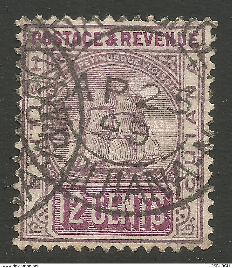 BRITISH GUIANA. 12c USED BOURDA POSTMARK. - Guyana Britannica (...-1966)