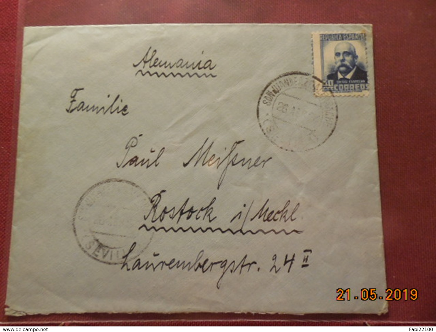 Lettre De 1924 à Destination De Rostock - Lettres & Documents