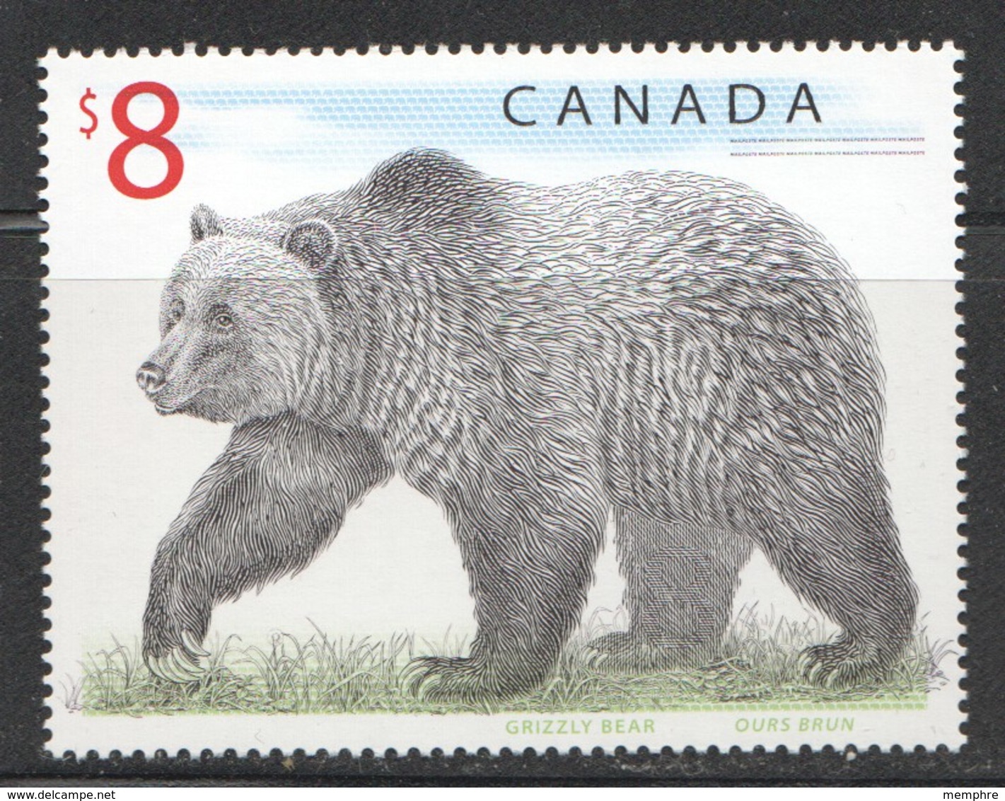 1997  $8 Grizzly Bear  Sc 1694 MNH - Ungebraucht