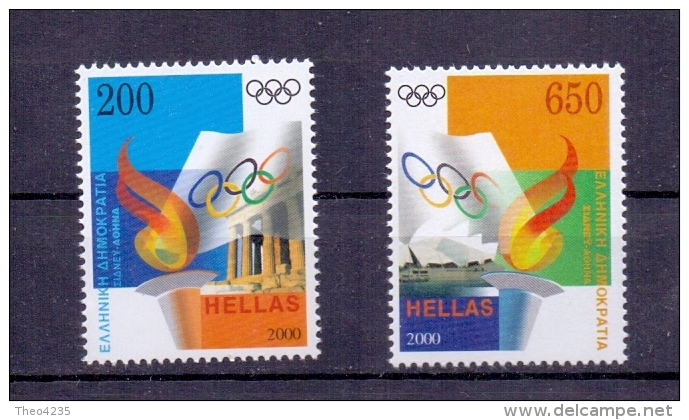 GREECE STAMPS 2000/SYDNEY OLYMPIC GAMES  -15/9/00-MNH-COMPLETE SET - Summer 2000: Sydney