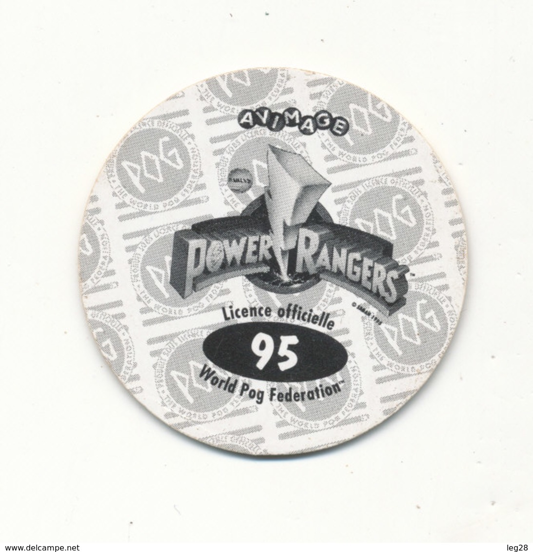 POG  POWER RANGERS 95 - Other & Unclassified