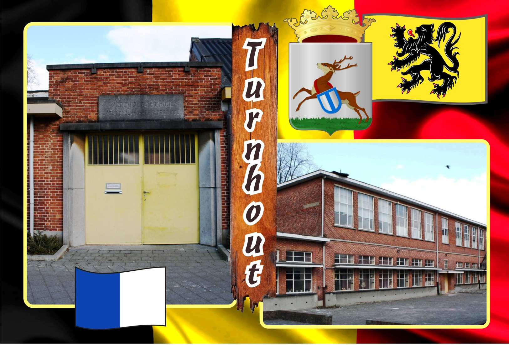 Postcards, REPRODUCTION, Municipalities Of Belgium, Turnhout, Duplex 346 To 396, 51 Pcs. - Landkaarten