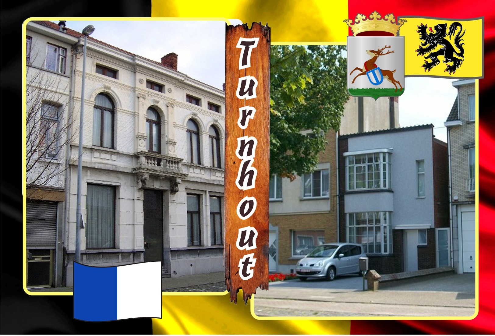 Postcards, REPRODUCTION, Municipalities of Belgium, Turnhout, duplex 346 to 396, 51 pcs.