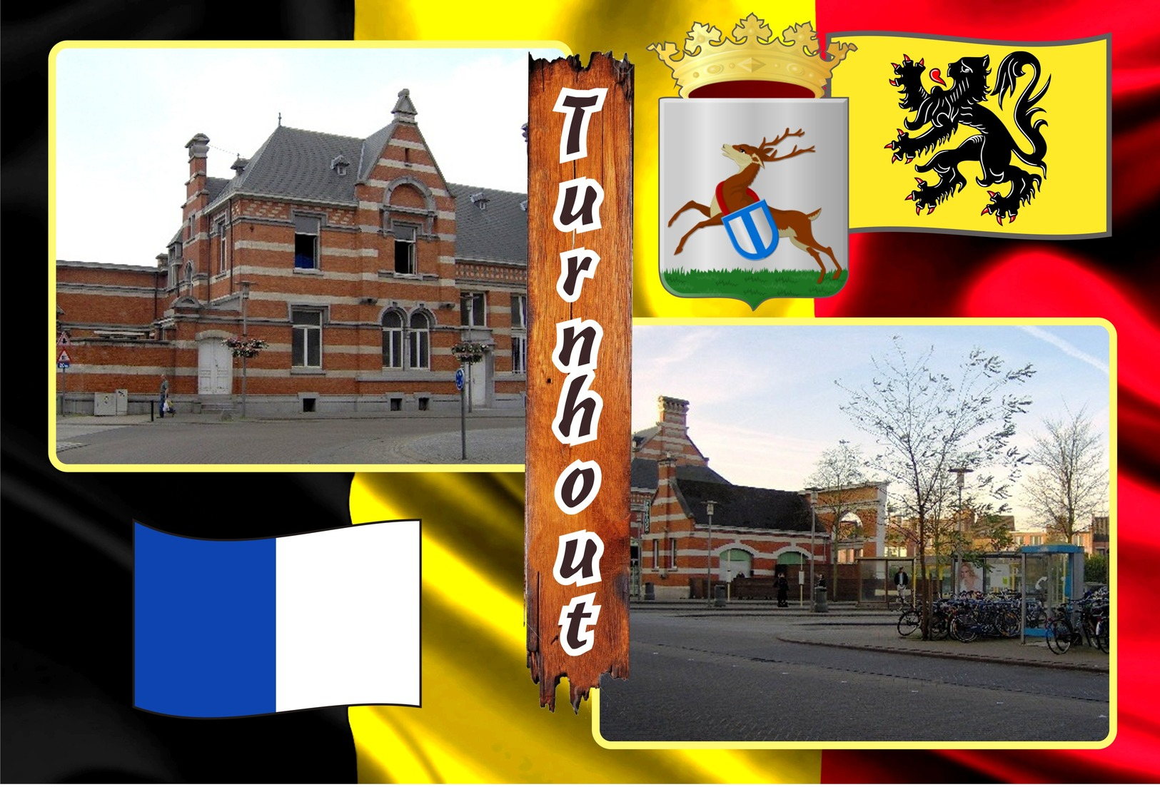 Postcards, REPRODUCTION, Municipalities of Belgium, Turnhout, duplex 346 to 396, 51 pcs.