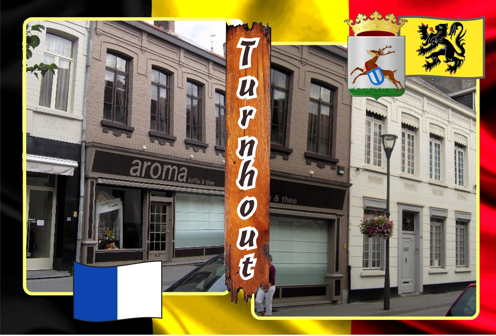 Postcards, REPRODUCTION, Municipalities of Belgium, Turnhout, duplex 346 to 396, 51 pcs.