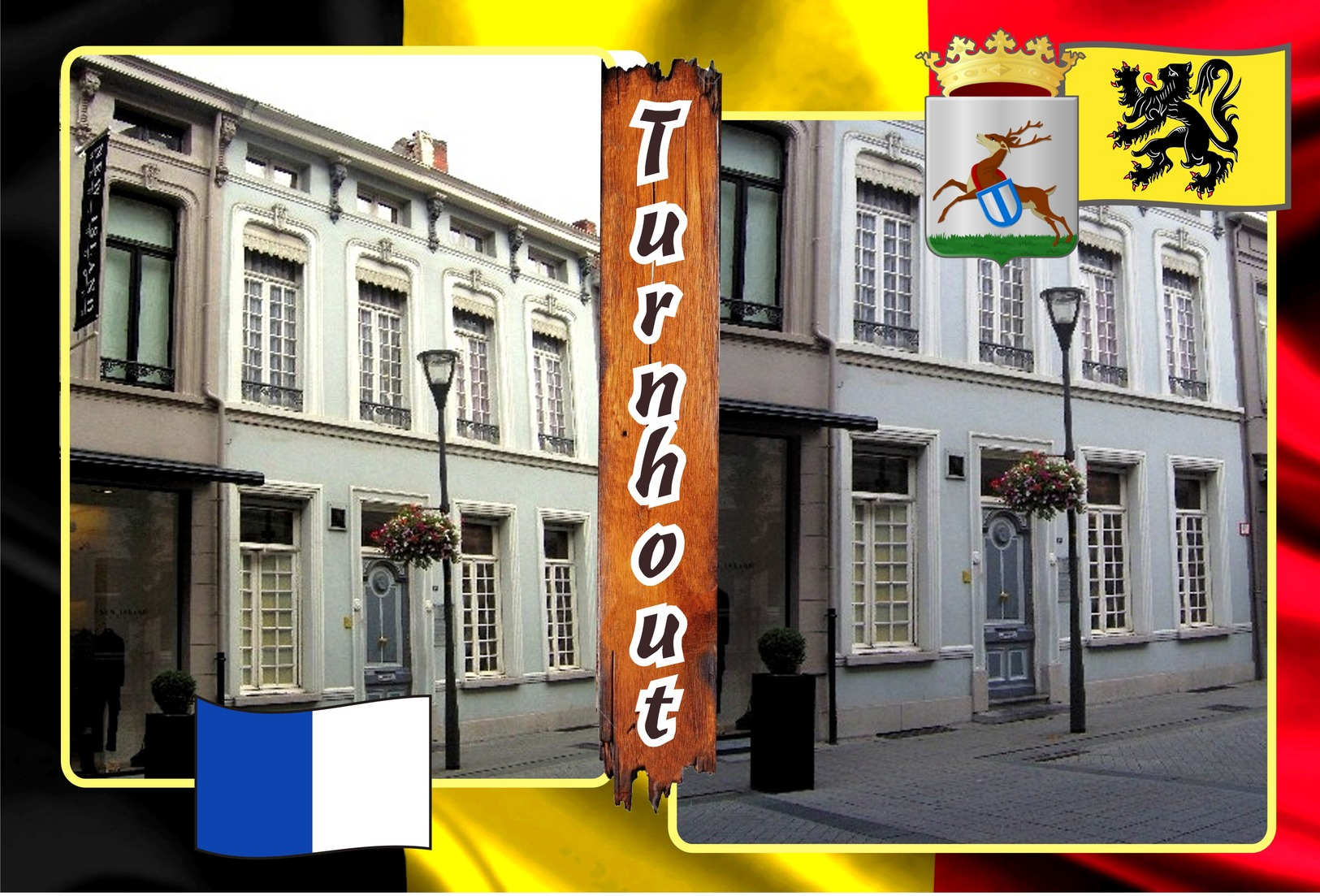 Postcards, REPRODUCTION, Municipalities of Belgium, Turnhout, duplex 346 to 396, 51 pcs.