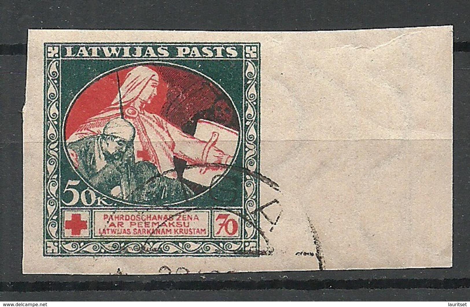 LATVIA Lettland 1921 Michel 53 X O - Lettland