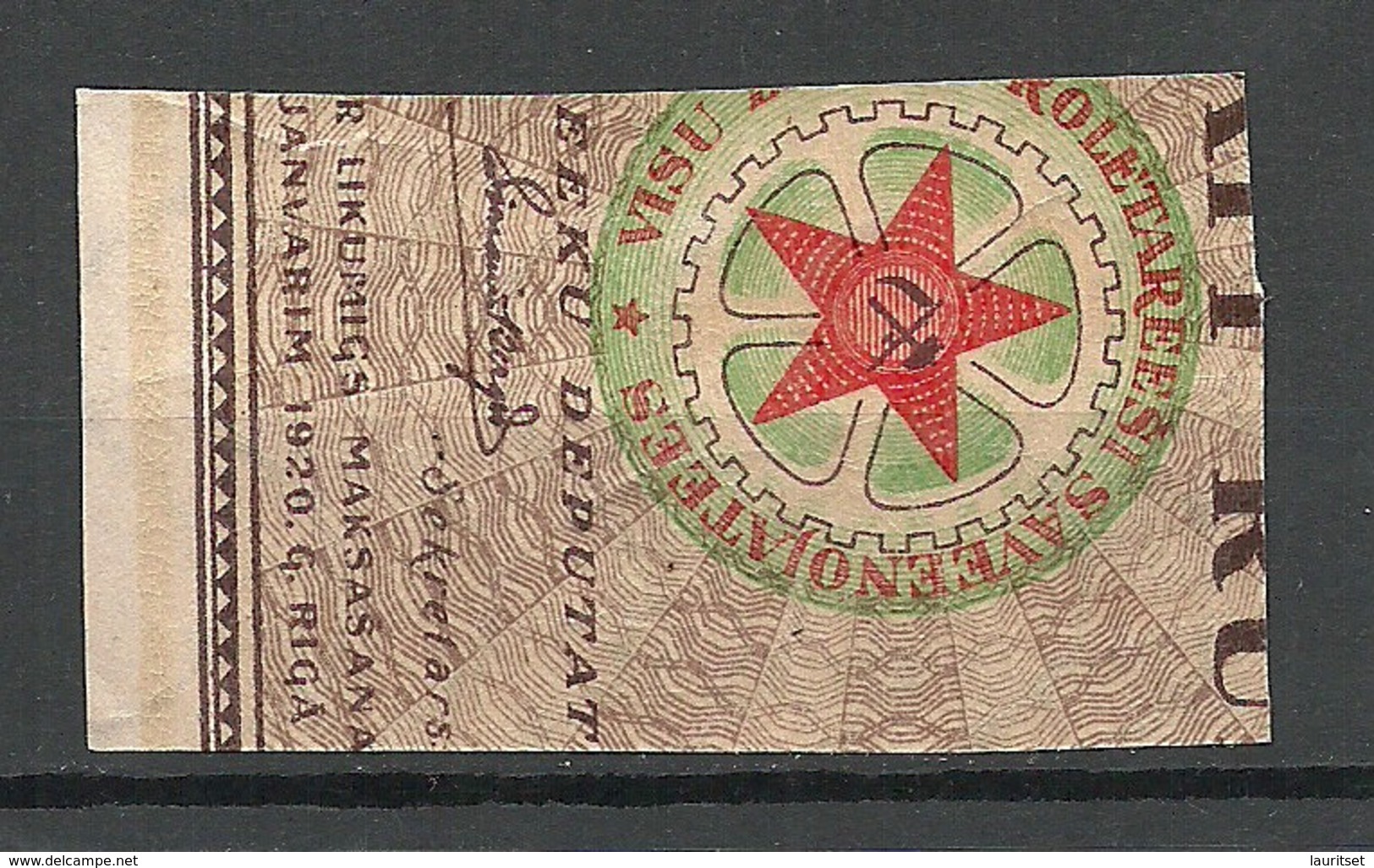 LATVIA Lettland 1921 Michel 53 X O - Lettland