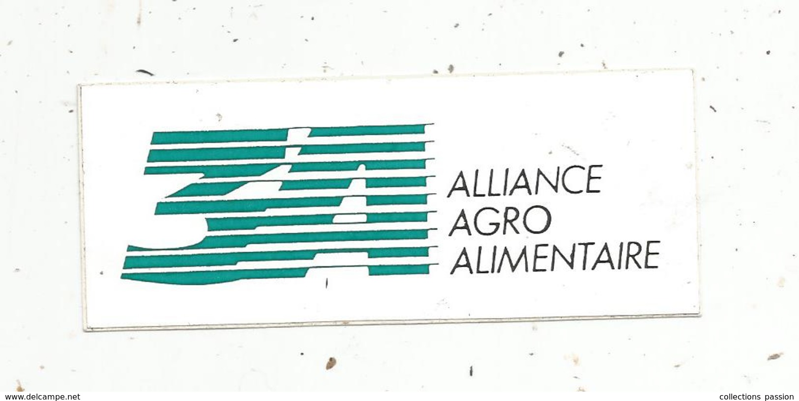 Autocollant , 3A , Alliance Agro Alimentaire - Autocollants