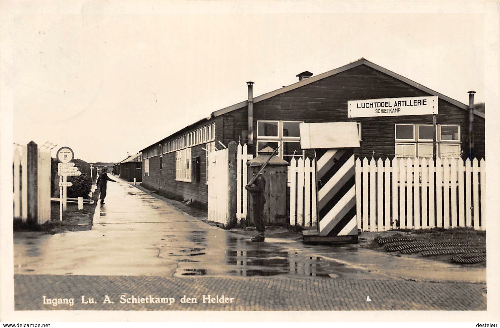 Ingang Lu A Schietkamp  Den Helder NEDERLAND - Den Helder