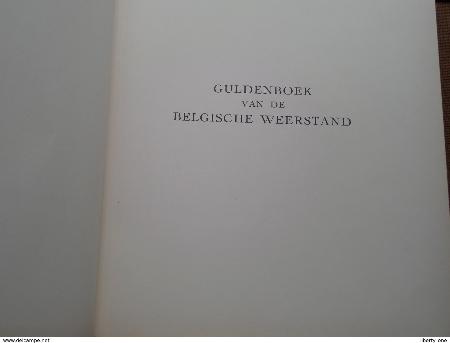 GULDENBOEK Van De BELGISCHE WEERSTAND ( Uitg. LECLERCQ Brussel ) 429 Pag. / MARTYROLOGIUM Inclus ) ! - Hollandais