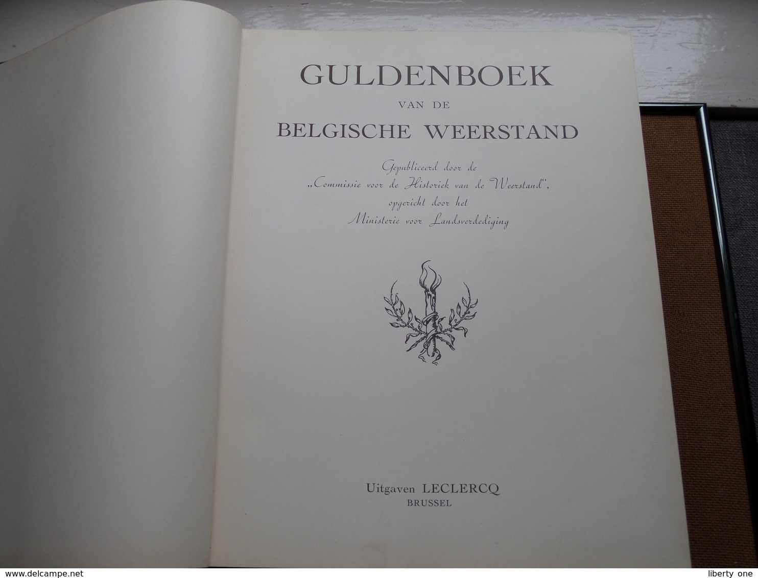 GULDENBOEK Van De BELGISCHE WEERSTAND ( Uitg. LECLERCQ Brussel ) 429 Pag. / MARTYROLOGIUM Inclus ) ! - Hollandais