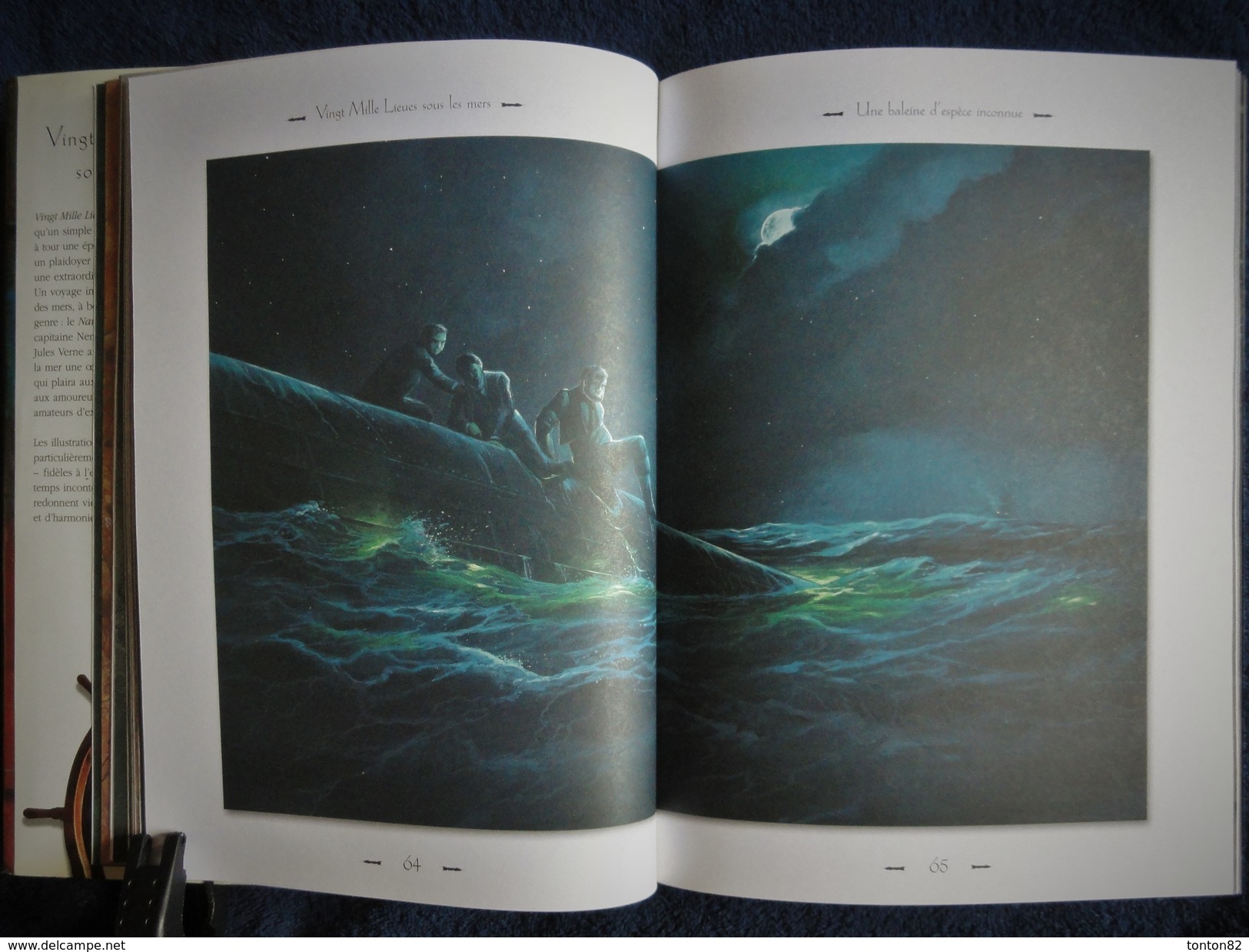 Jules Verne - Vingt Mille Lieues Sous Les Mers - Éditions GRÜND ( Grand Format ) - Illustré par Didier Graffet - (2002)