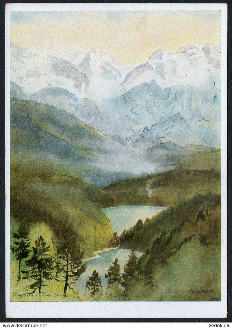 C5487 - E.A. Von Mandelsloh Künstlerkarte - Heimatwerk Oberdonau - Kartenfolge V Alpenseen - F. Bruckmann - Willrich