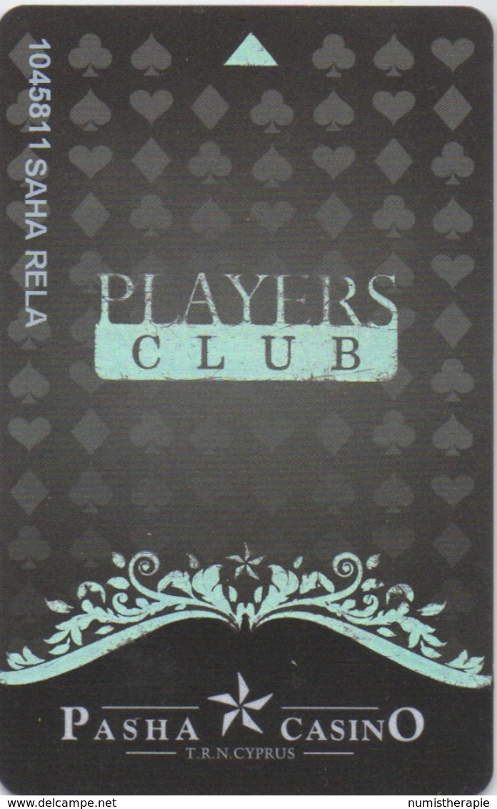 Carte De Membre Casino : Pasha Casino Players Club : Nicosia - Chypre Du Nord - Cartes De Casino