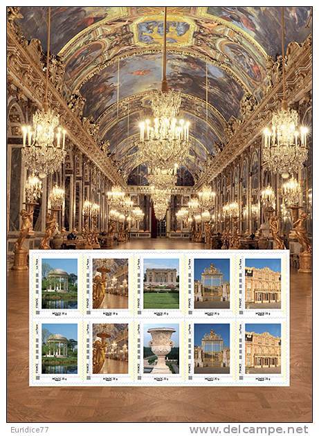 France 2010 - Collector  Nº 39- Versailles - Monde Souvenir Sheet Mnh - Castillos