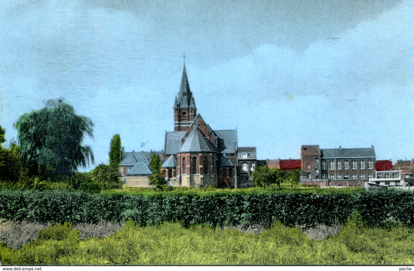 N°72894 -cpsm Le Bizet -église St André- - Autres & Non Classés