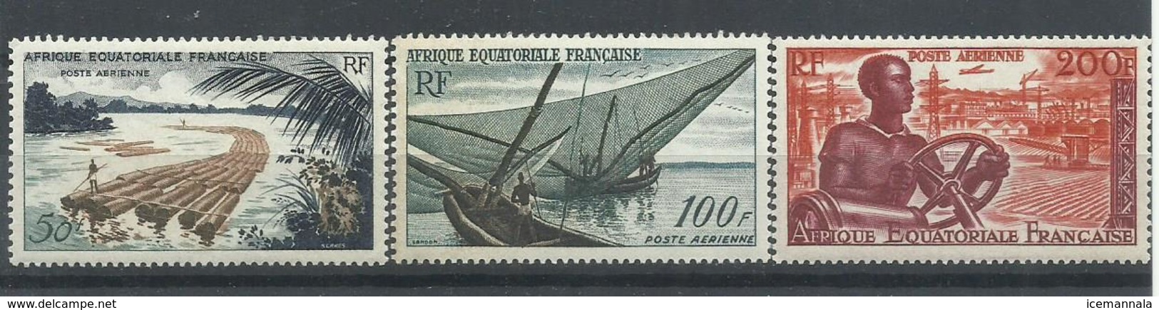 AEF YVERT AEREO  58/60   MNH  ** - Nuevos