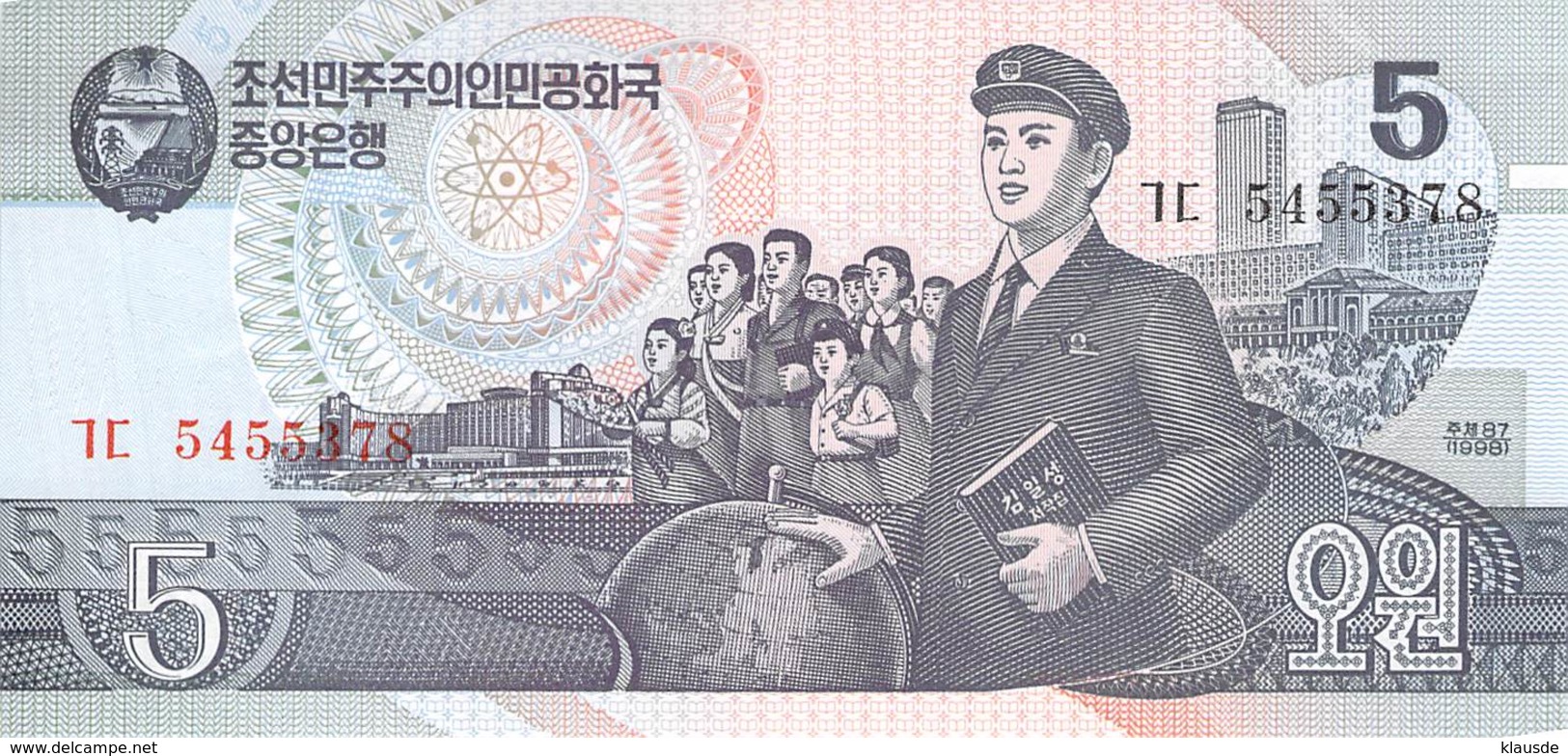 5 Wong Nordkorea 1987 - Korea, North