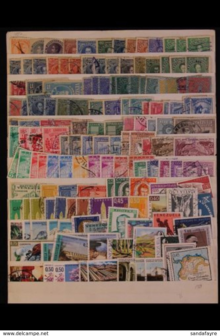 WORLD ACCUMULATION ON PAGES. Mostly 20th Century Mint & Used Stamps With Not Much Duplication Seen Mostly Partly Sorted  - Other & Unclassified