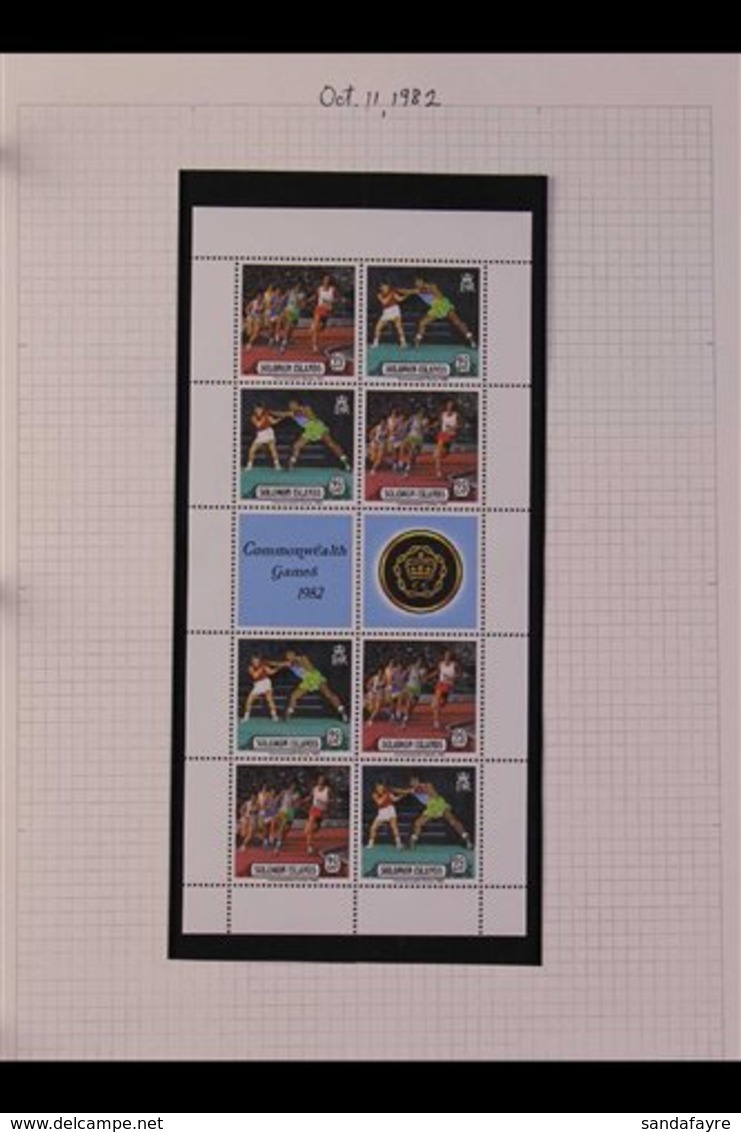 SPORT COLLECTION - BRITISH PACIFIC ISLANDS 1950's To 1990's Very Fine Collection In An Album. Never Hinged Mint Stamps A - Ohne Zuordnung