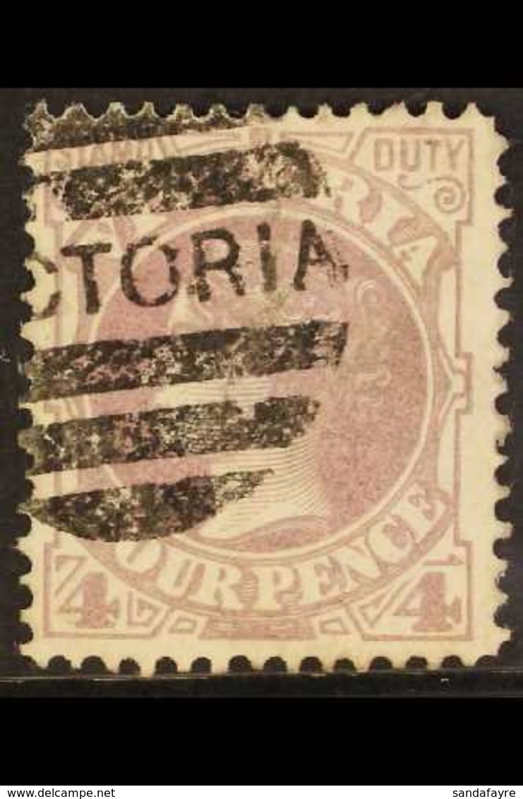 VICTORIA 1885-95 4d ERROR OF COLOUR In Lilac, SG 300b, Superb Used And Very Rare. For More Images, Please Visit Http://w - Altri & Non Classificati