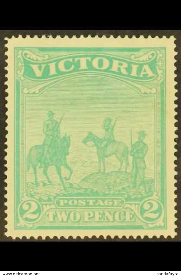 VICTORIA 1900 2d Emerald-green Anglo-Boer War Patriotic Fund, SG 375, Very Fine Mint, Part Original Gum, Nice Centering, - Sonstige & Ohne Zuordnung