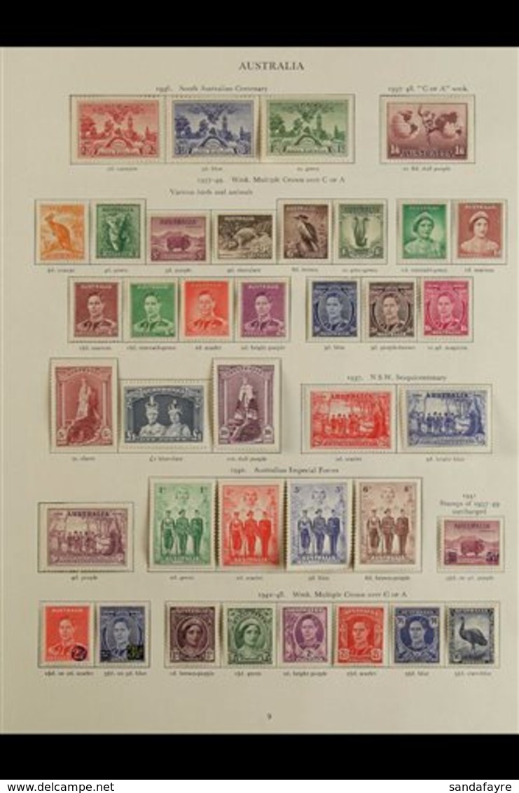 1936-1952 VERY FINE MINT COLLECTION An Attractive, ALL DIFFERENT Collection On Imperial Printed Pages. A Complete Basic  - Altri & Non Classificati