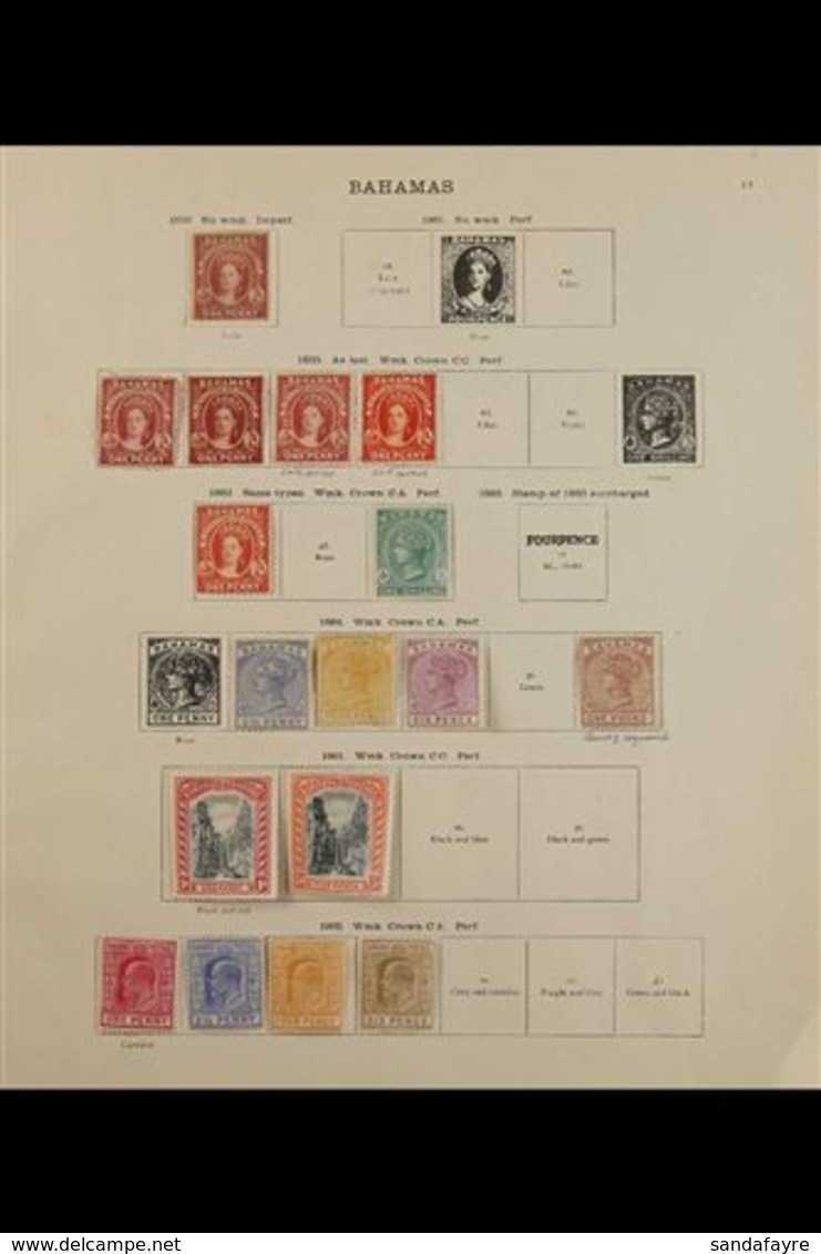 1859-1935 MINT COLLECTION On Pages, ALL DIFFERENT, Includes 1859-60 1d Imperf (4 Margins), 1863-77 1d (x4 Shades & Wmk V - Autres & Non Classés