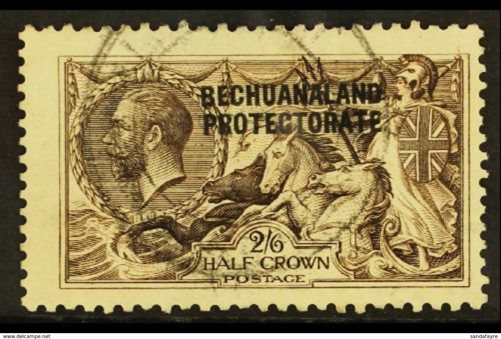 1913-24 2s6d Sepia Seahorse, DLR Printing, SG 86, Fine Used. For More Images, Please Visit Http://www.sandafayre.com/ite - Sonstige & Ohne Zuordnung