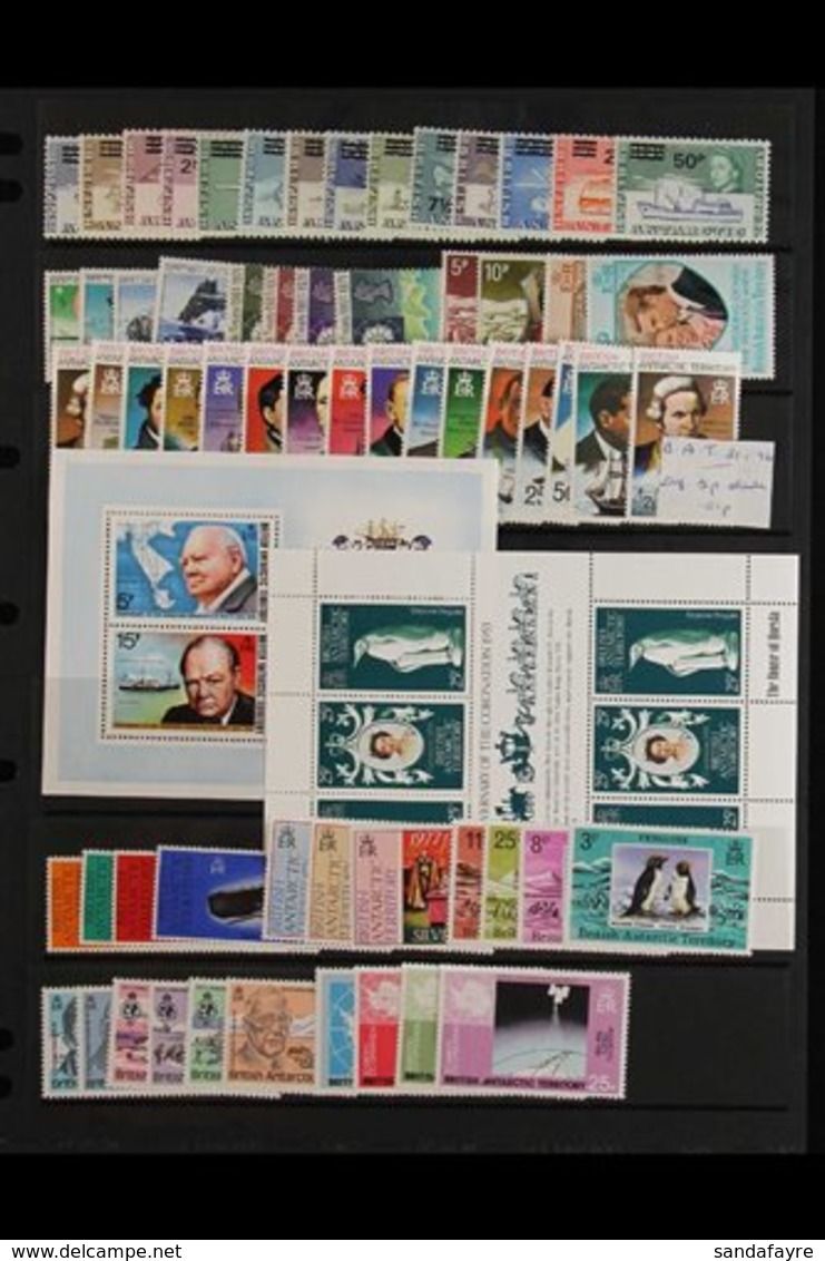 1971-88 ALL DIFFERENT NHM COLLECTION Presented On Stock Pages That Includes The 1971 Surcharges Set, 1971 Treaty Set, 19 - Autres & Non Classés
