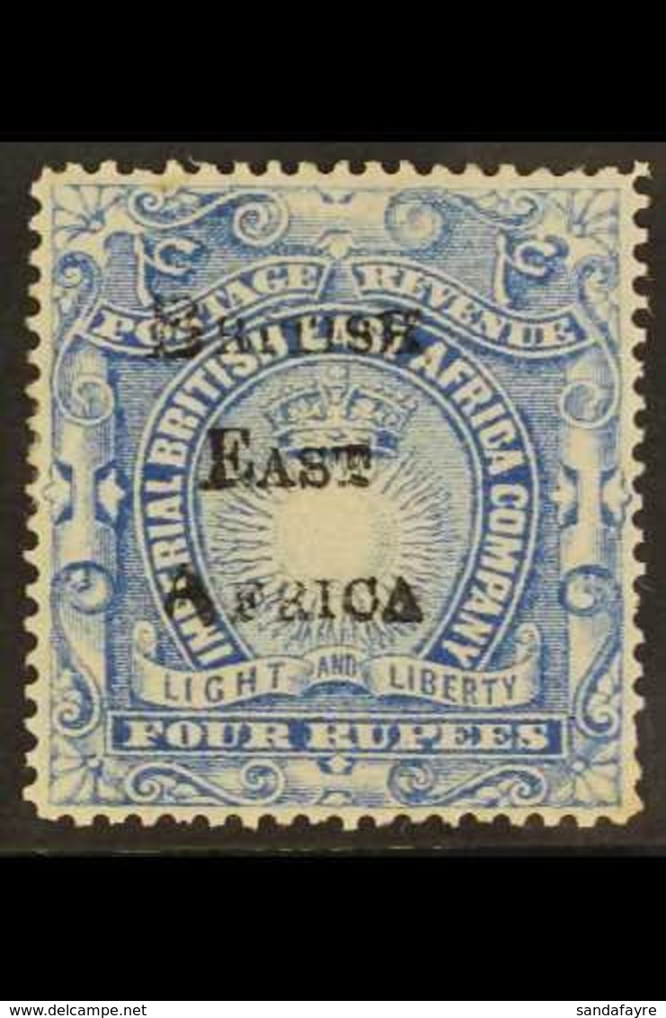 1895 4r Ultramarine, SG 46, Mint, Part Original Gum. For More Images, Please Visit Http://www.sandafayre.com/itemdetails - Britisch-Ostafrika