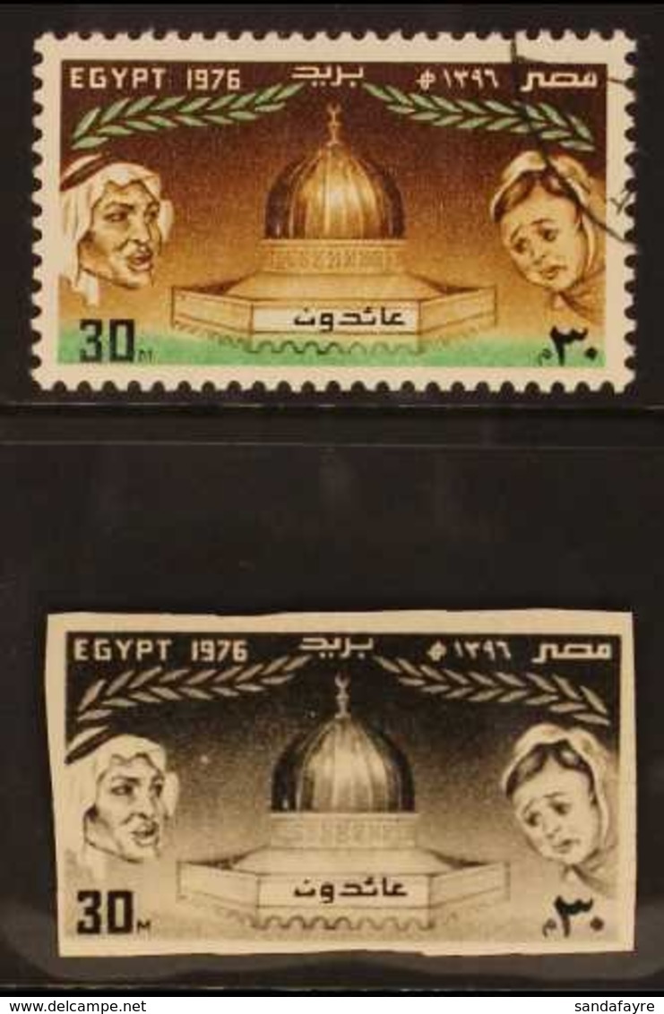 PHOTOGRAPHIC ESSAY 1976 30m Dome Of The Rock, United Nations Issue, Black & White BROMIDE Of Finished Design, SG 1299, F - Andere & Zonder Classificatie