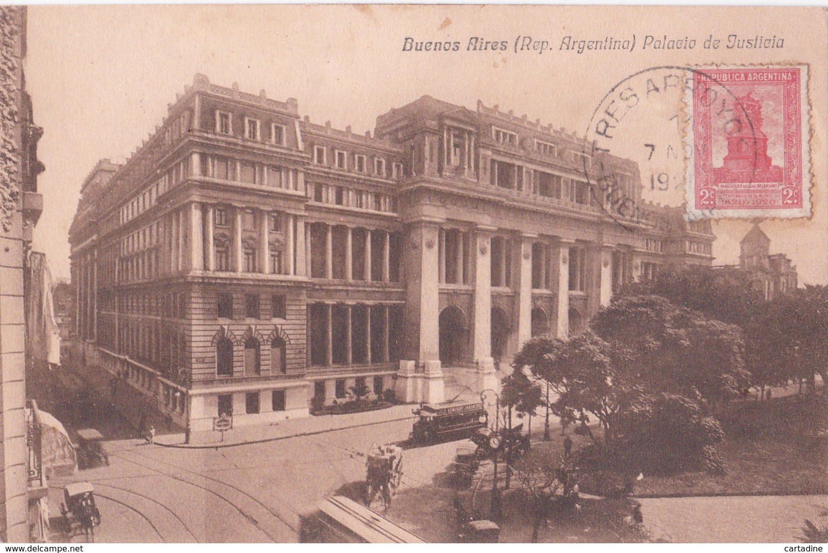 CPA  Argentine / Argentina - Buenos Aires - Palacio De Justicia - 1920 - Argentine