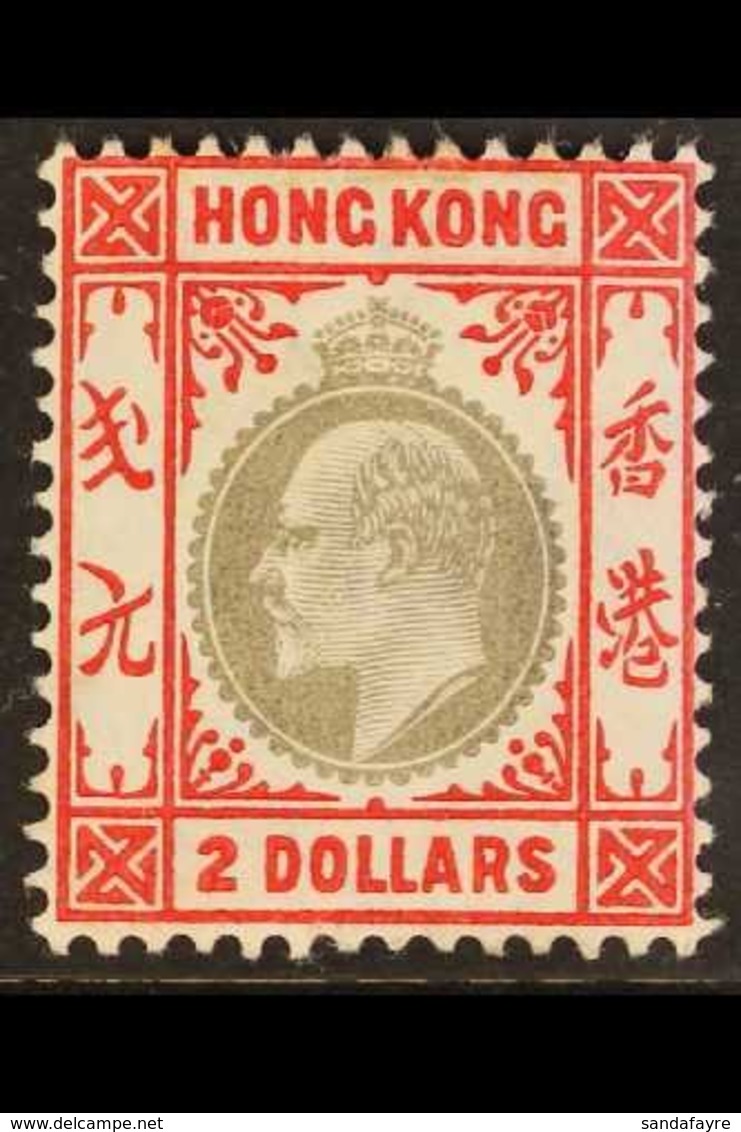 1904-06 KEVII (wmk Mult Crown CA) $2 Slate And Scarlet, SG 87a, Fine Mint. For More Images, Please Visit Http://www.sand - Altri & Non Classificati