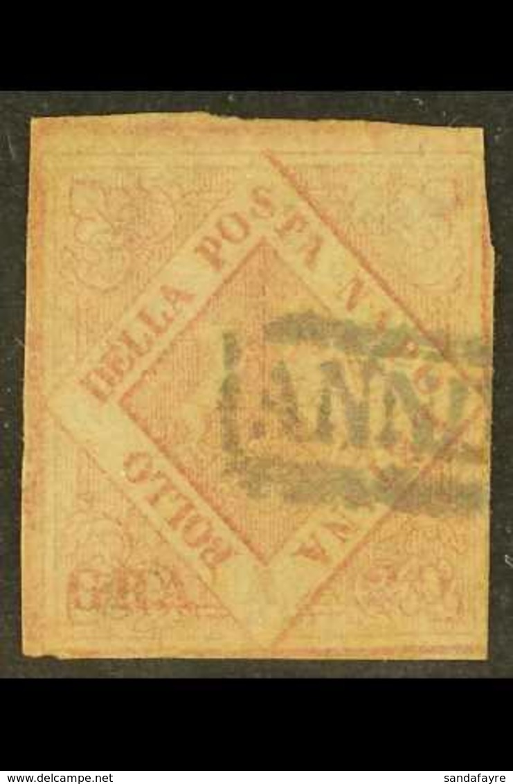 NAPLES 20g Rose, Imperf, SG 6A, Used Spacefiller, Cat.£1500. For More Images, Please Visit Http://www.sandafayre.com/ite - Non Classificati