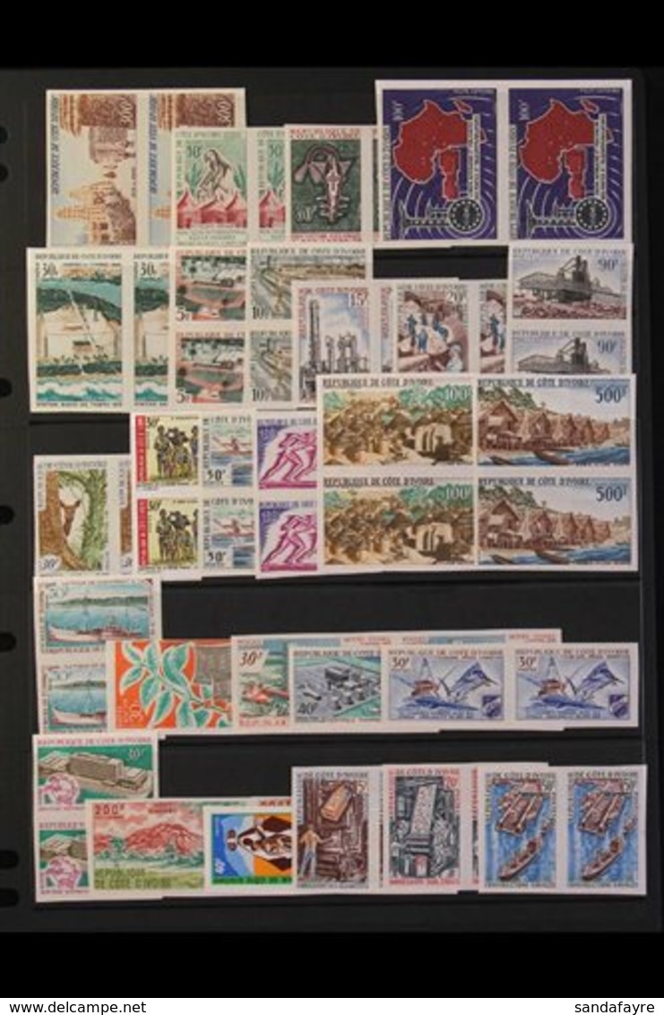 1966-1973 IMPERF PAIRS Superb Never Hinged Mint ALL DIFFERENT Collection. Postage And Air Post Issues Including Many Goo - Sonstige & Ohne Zuordnung