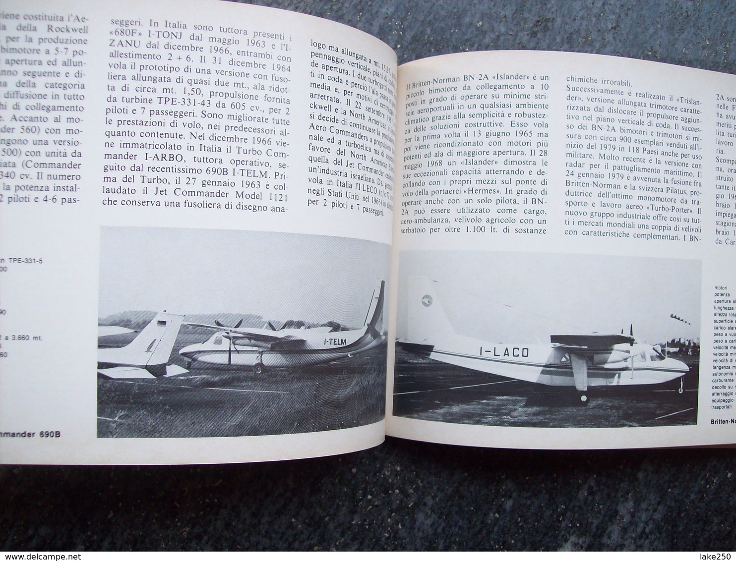 AEROZOOM 1980 Itinerario Tra Gli Aeromobili Operanti In Italia - Motores