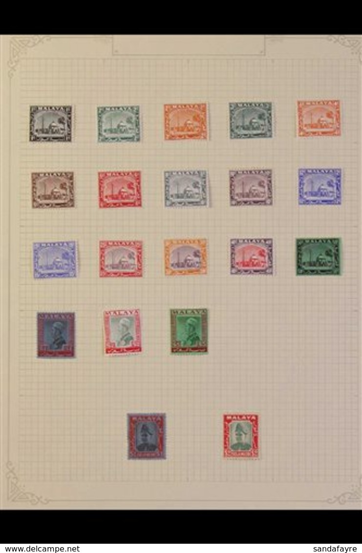 SELANGOR 1935 - 1962 Complete Mint Collection, SG 68 - 135, Lovely Fresh Lot. (68 Stamps) For More Images, Please Visit  - Other & Unclassified