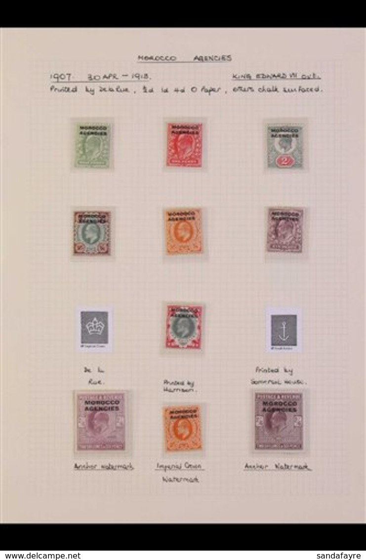 BRITISH CURRENCY 1907-56 FINE MINT COLLECTION - Neatly Arranged On Album Pages, Includes 1907-13 KEVII Complete Set Plus - Autres & Non Classés