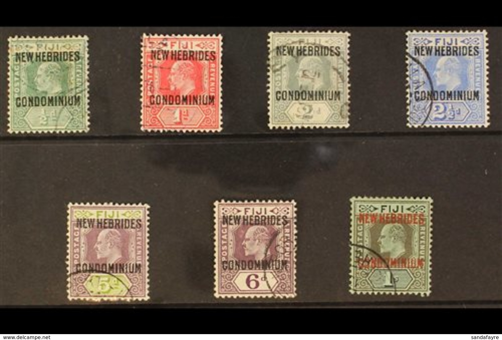 1910 Set Complete, SG 10/16, Fine Used (7 Stamps) For More Images, Please Visit Http://www.sandafayre.com/itemdetails.as - Andere & Zonder Classificatie