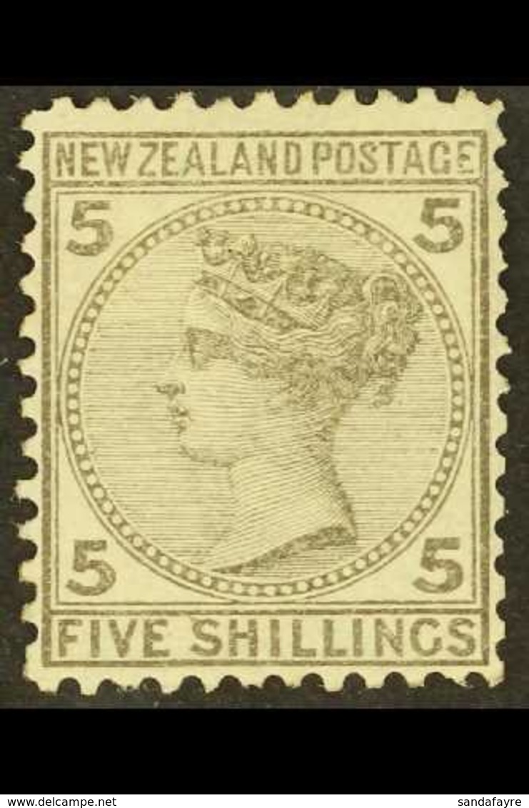 1878 5s Grey Queen Victoria Side Face, Perf 12 X 11½, SG 186, Very Fine Mint. For More Images, Please Visit Http://www.s - Other & Unclassified