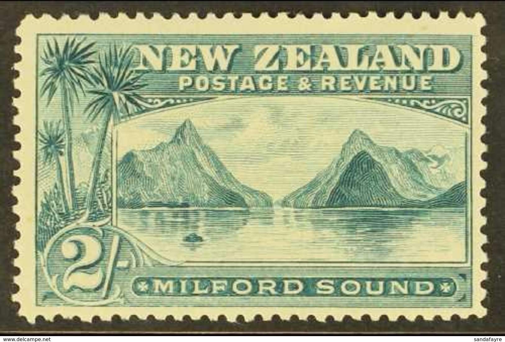 1898 2s Grey-green "Milford Sound, No Wmk P12 TO 16, SG 258, Very Fine Mint For More Images, Please Visit Http://www.san - Sonstige & Ohne Zuordnung