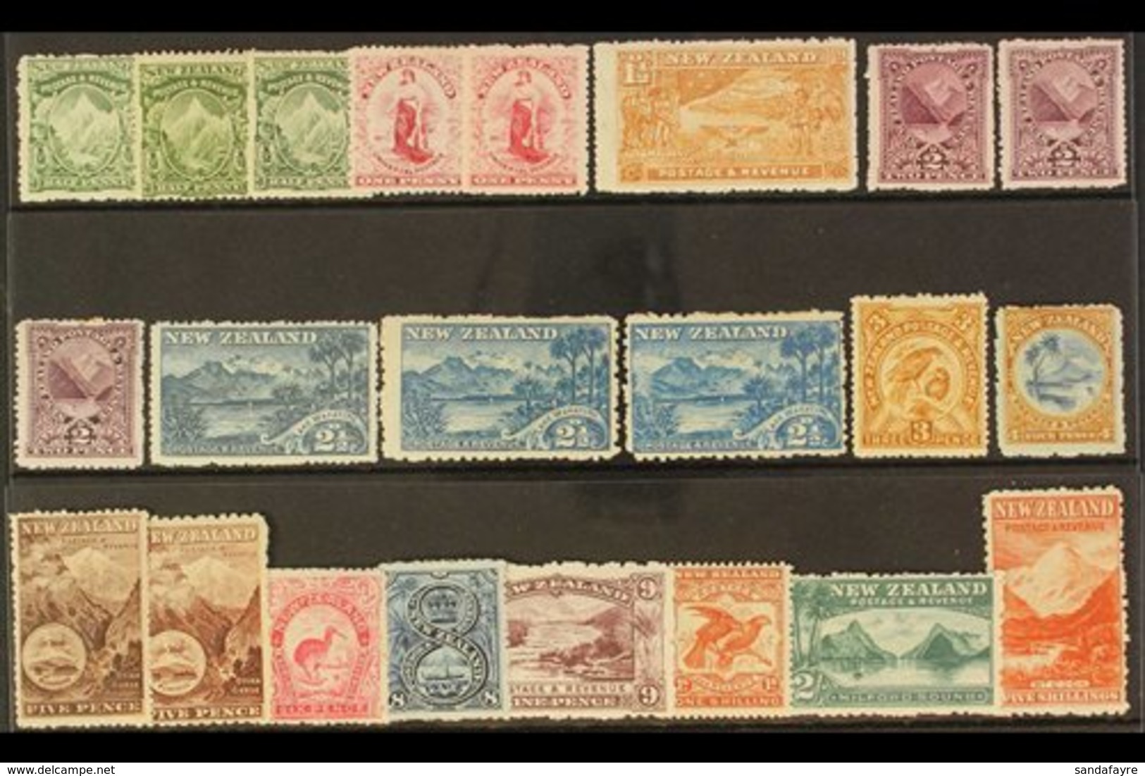 1902-07 MINT WATERMARKED COLLECTION. An Attractive, Fine Mint Selection , All With Original Gum, Neatly Presented On A S - Other & Unclassified